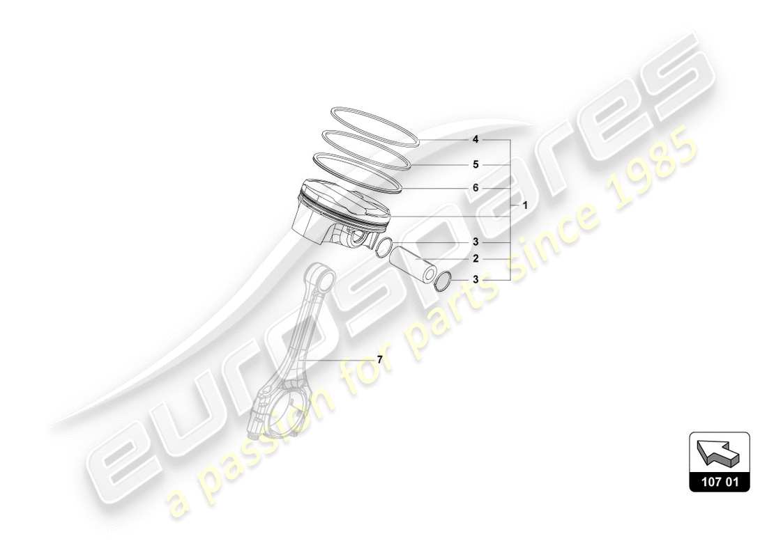 lamborghini 2012 (lp700-4 coupe)) piston part diagram