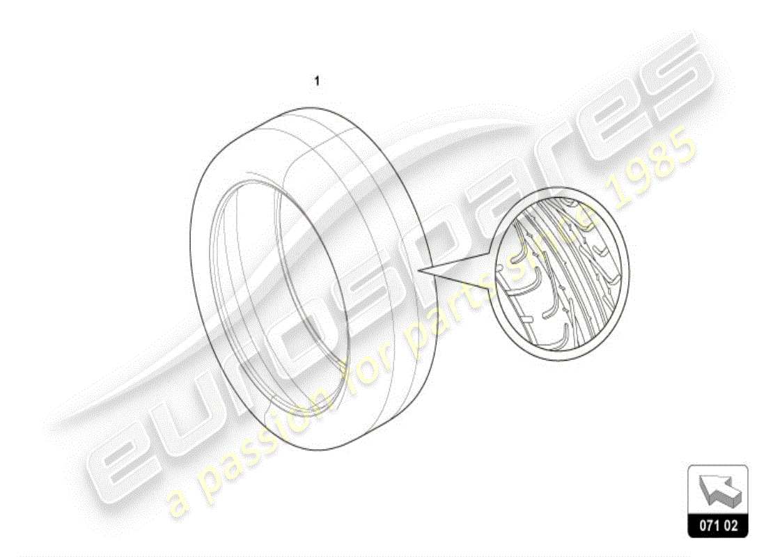lamborghini accessories (lp610-4 avio) tyres part diagram