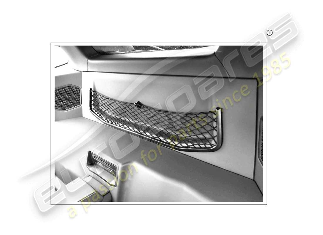 lamborghini accessories (lp580-2 coupe) installation kit part diagram