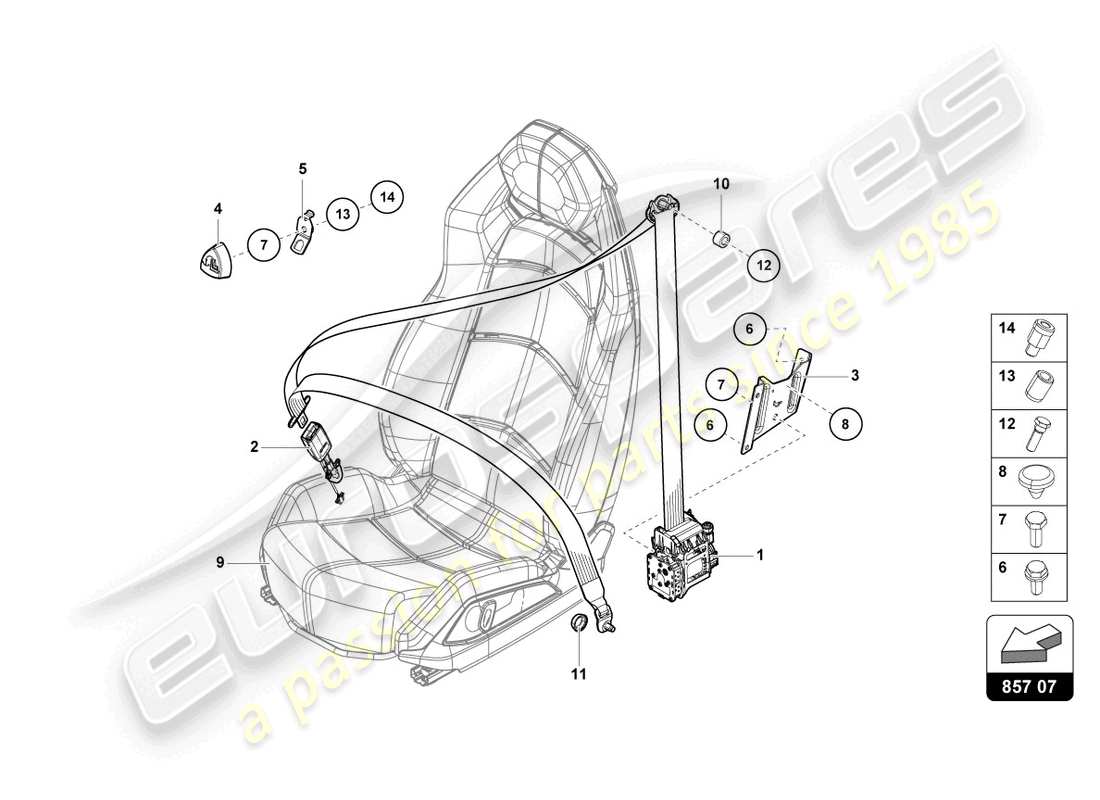 lamborghini lp700-4 coupe (2016) 3 part diagram