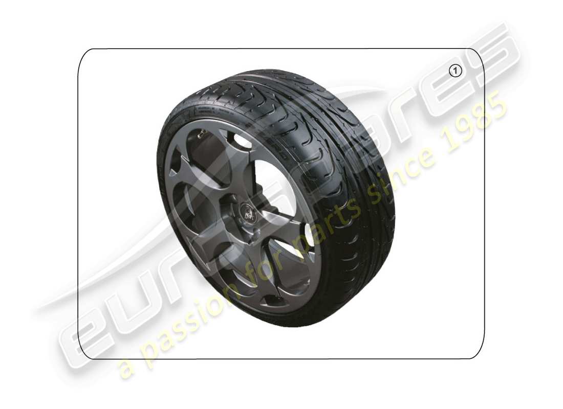 lamborghini accessories (lp610-4 coupe) tyres part diagram