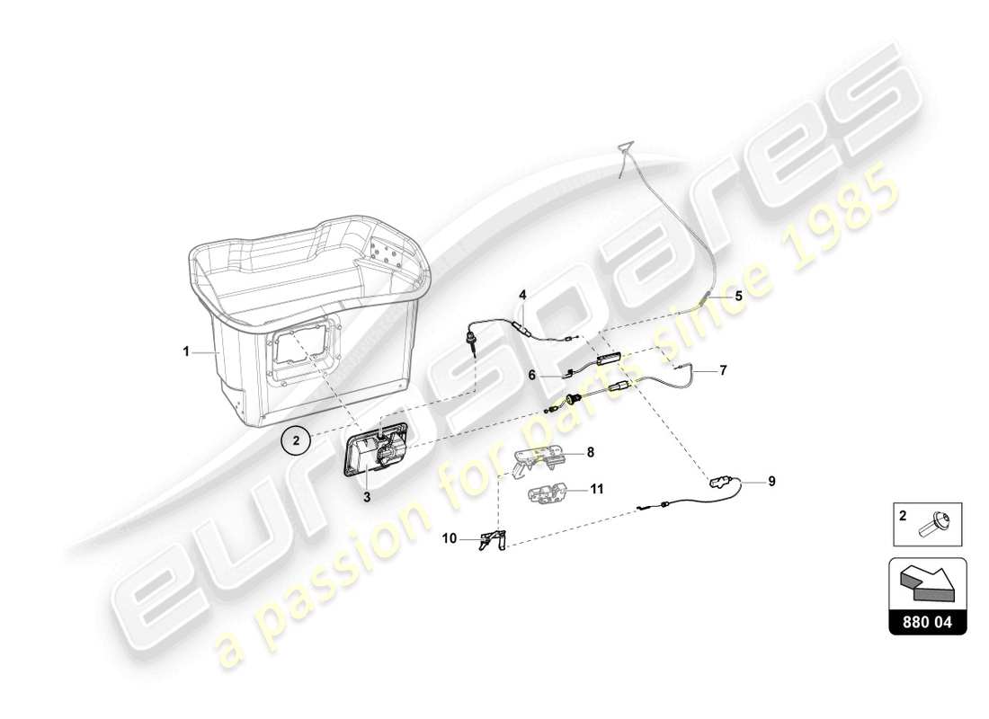 lamborghini lp770-4 svj roadster (2020) chest part diagram