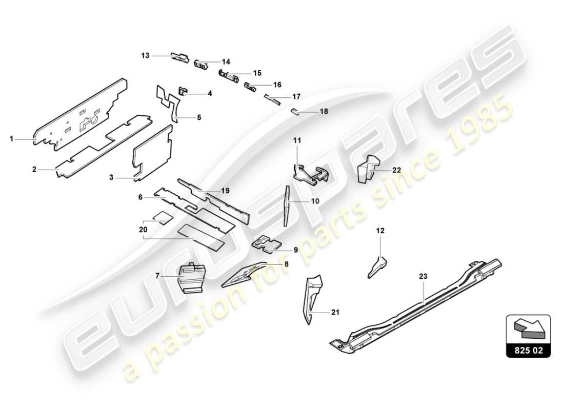 lamborghini 2017 (lp610-4 avio) damping part diagram