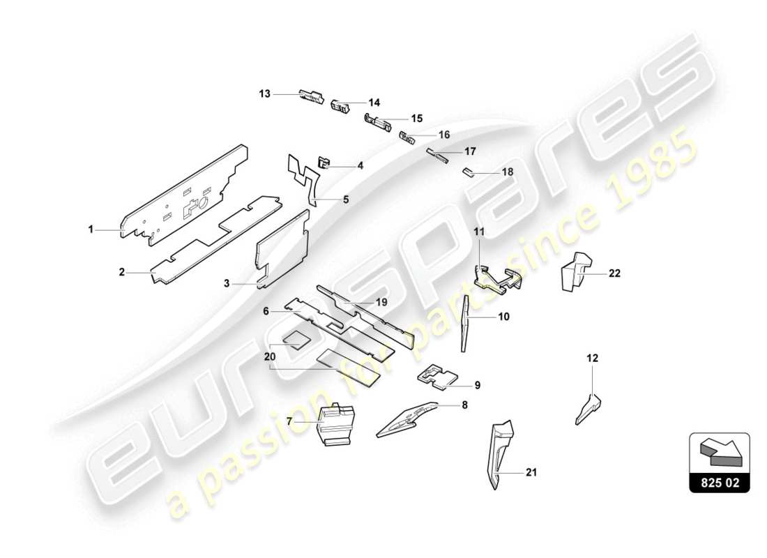 lamborghini lp610-4 coupe (2017) damping part diagram