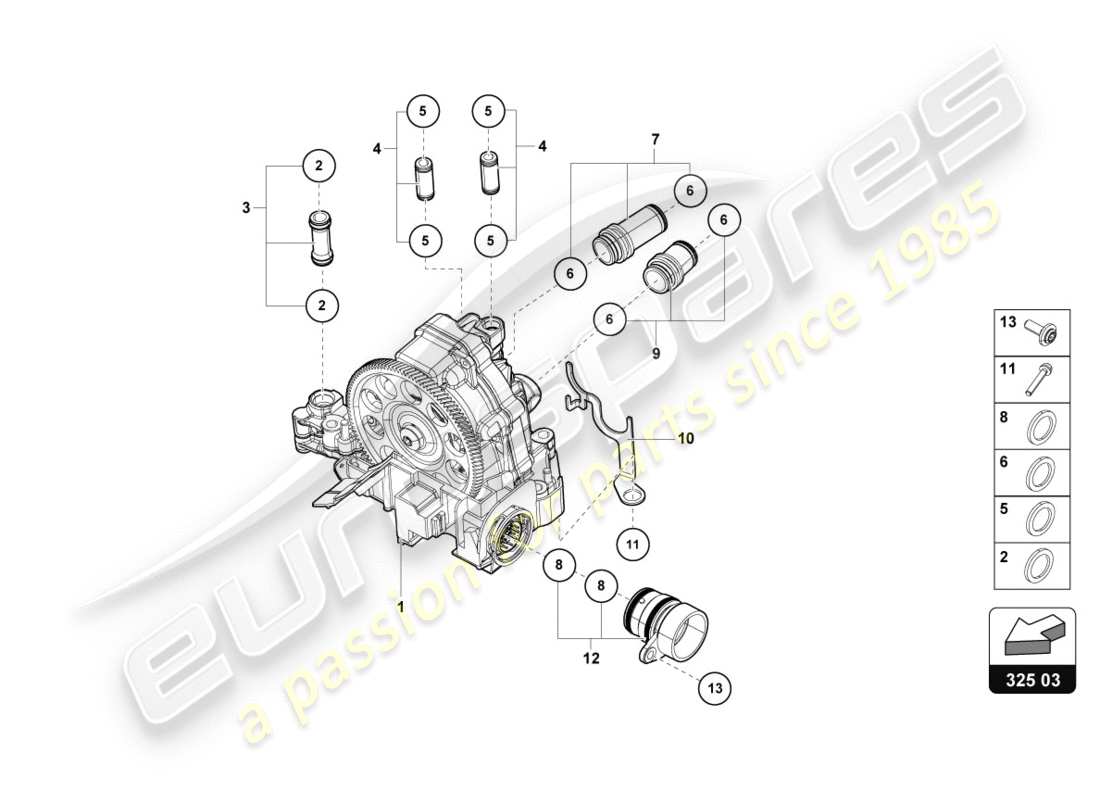 lamborghini 2018 (lp580-2 coupe) hydraulics control unit part diagram