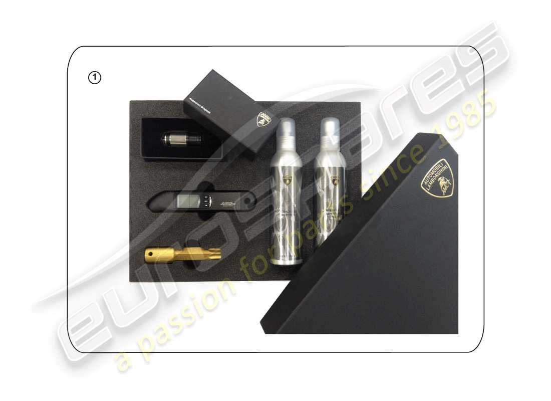 lamborghini accessories (lp610-4 coupe) decorative set part diagram