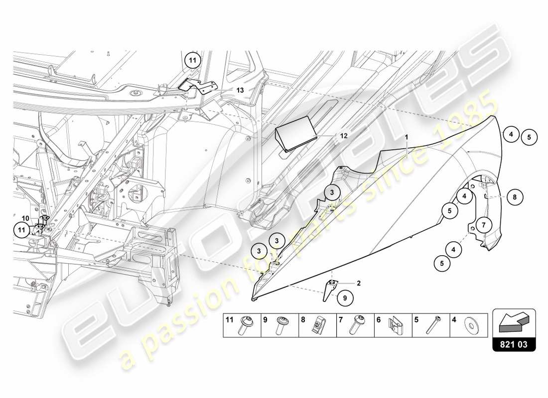 part diagram containing part number 470821022c