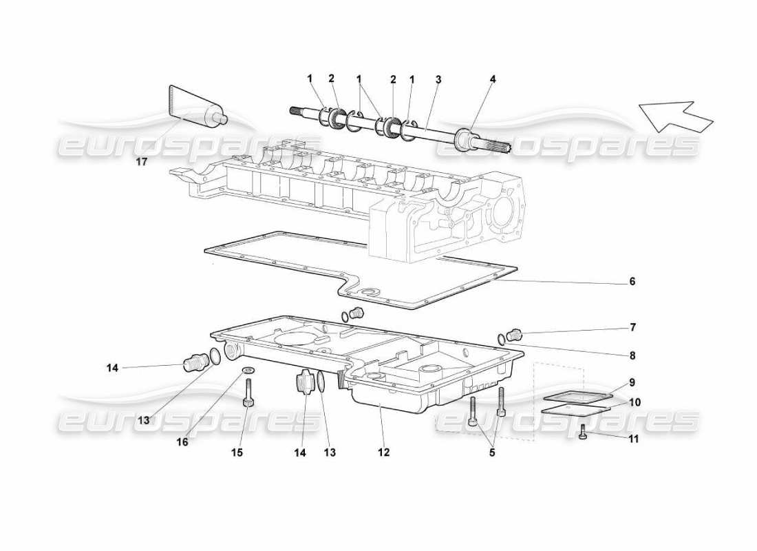 part diagram containing part number n122861