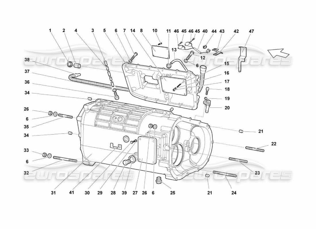 part diagram containing part number n115557