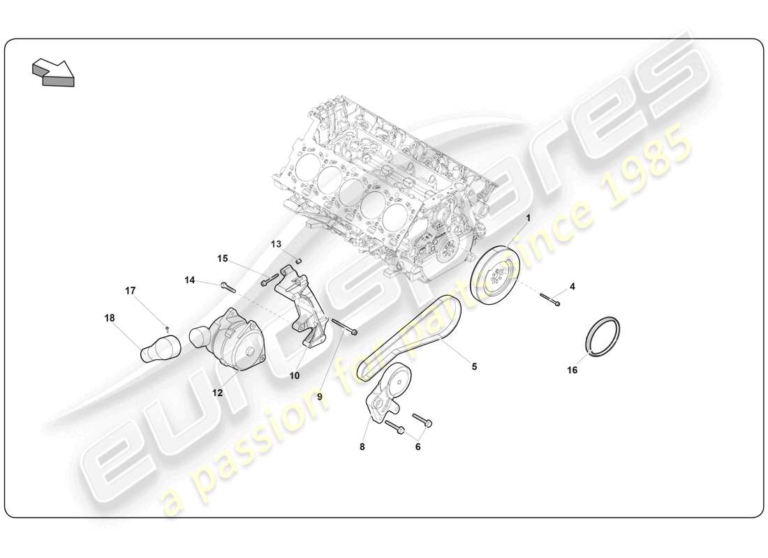 part diagram containing part number 07l109084b