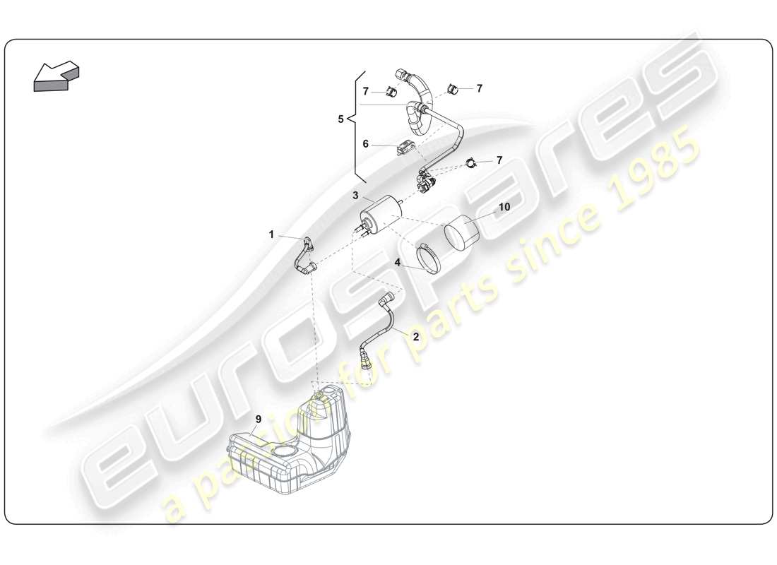 part diagram containing part number n0245226