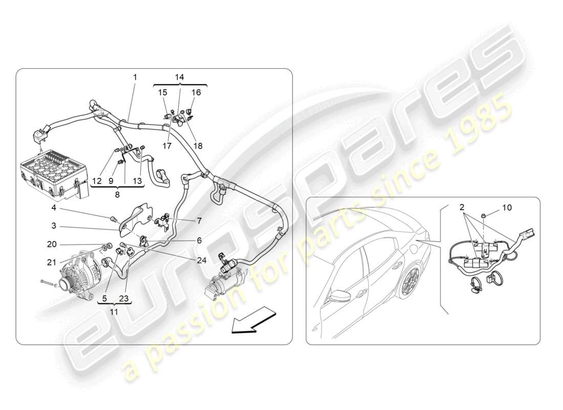 part diagram containing part number 291578