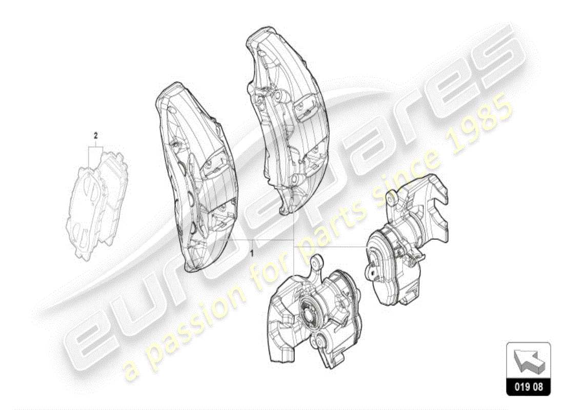 a part diagram from the Lamborghini Urus (Accessories) parts catalogue