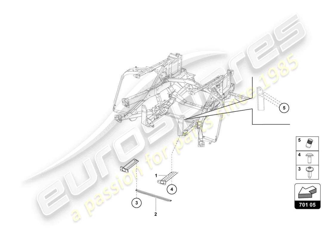 lamborghini 2021 (lp770-4 svj coupe) trim frame rear part part diagram