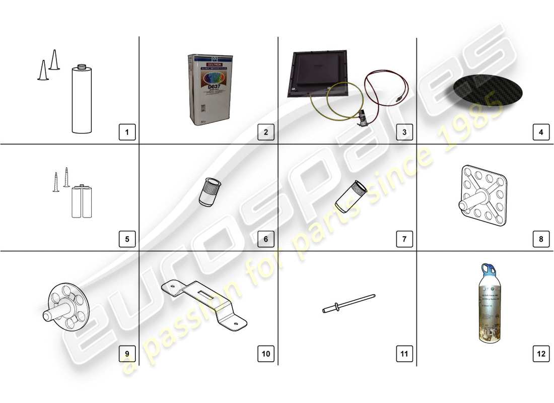 lamborghini 2012 (lp700-4 coupe)) repair set part diagram