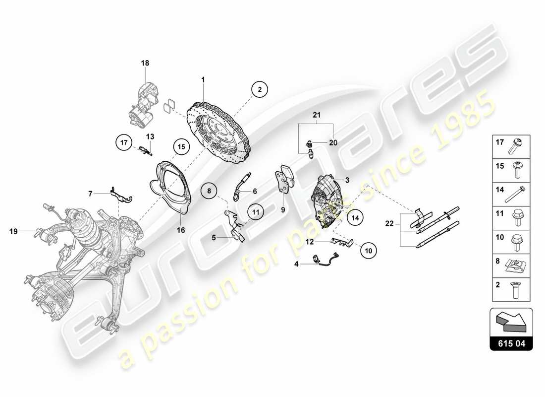 lamborghini 2018 (lp580-2 coupe) brake disc (vented) rear part diagram
