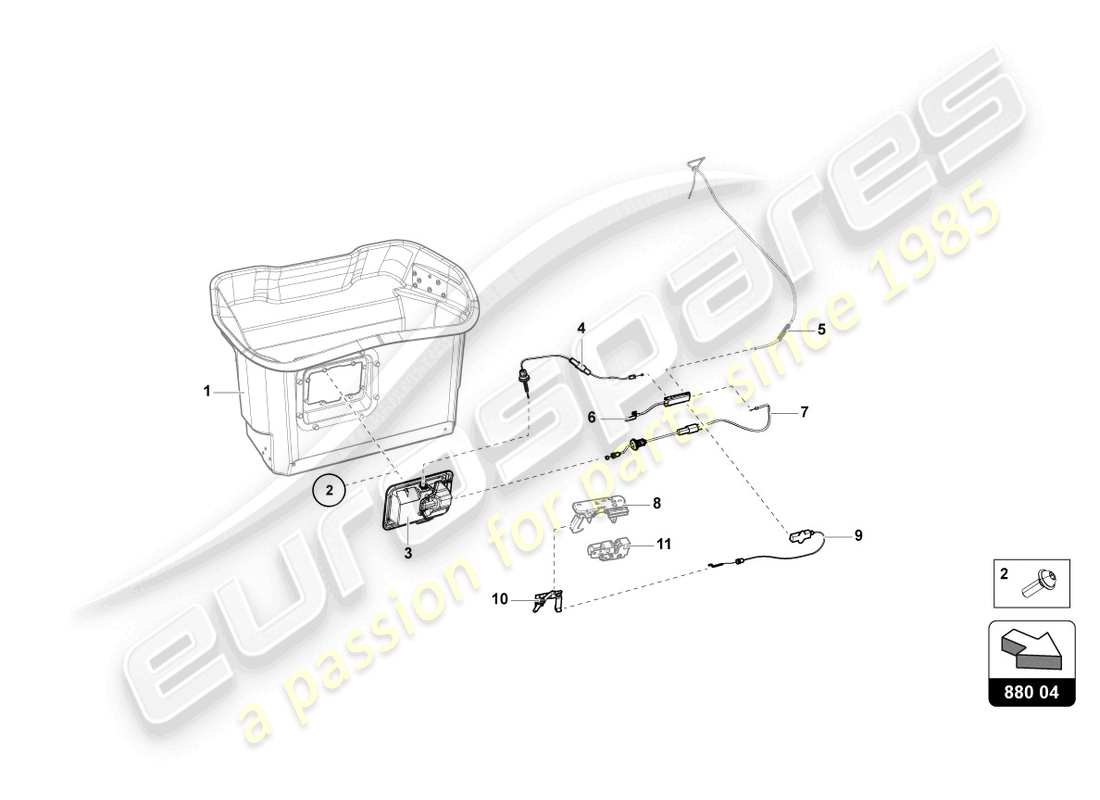 lamborghini 2013 (lp700-4 roadster) chest part diagram