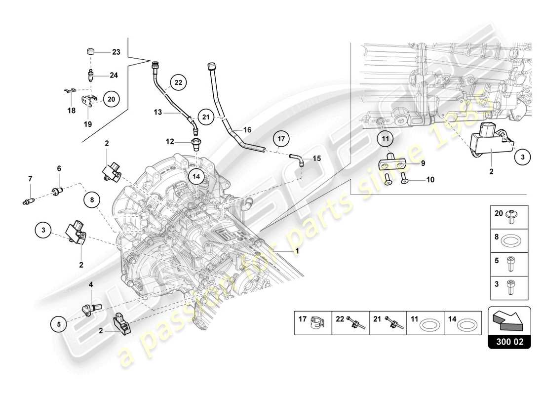 lamborghini lp720-4 roadster 50 (2015) sensors parts diagram
