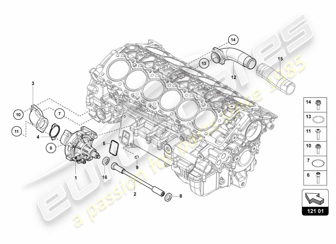 part diagram containing part number 07m115120e