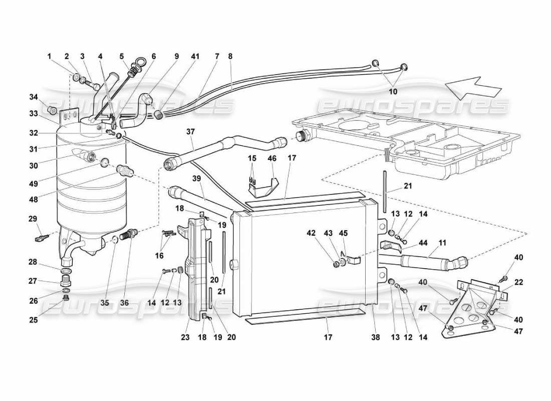 part diagram containing part number n10510309