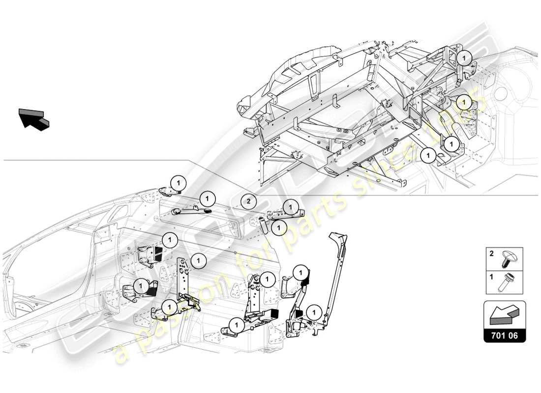 lamborghini 2014 (lp720-4 coupe 50) fasteners part diagram