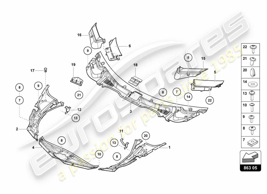 lamborghini 2012 (lp700-4 coupe)) luggage comp. floor covering part diagram