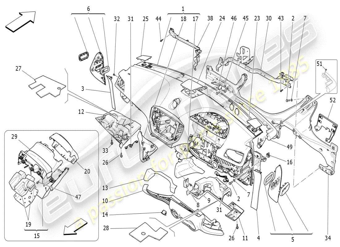 part diagram containing part number 670163232
