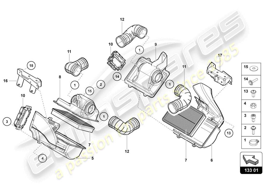 part diagram containing part number n0245034