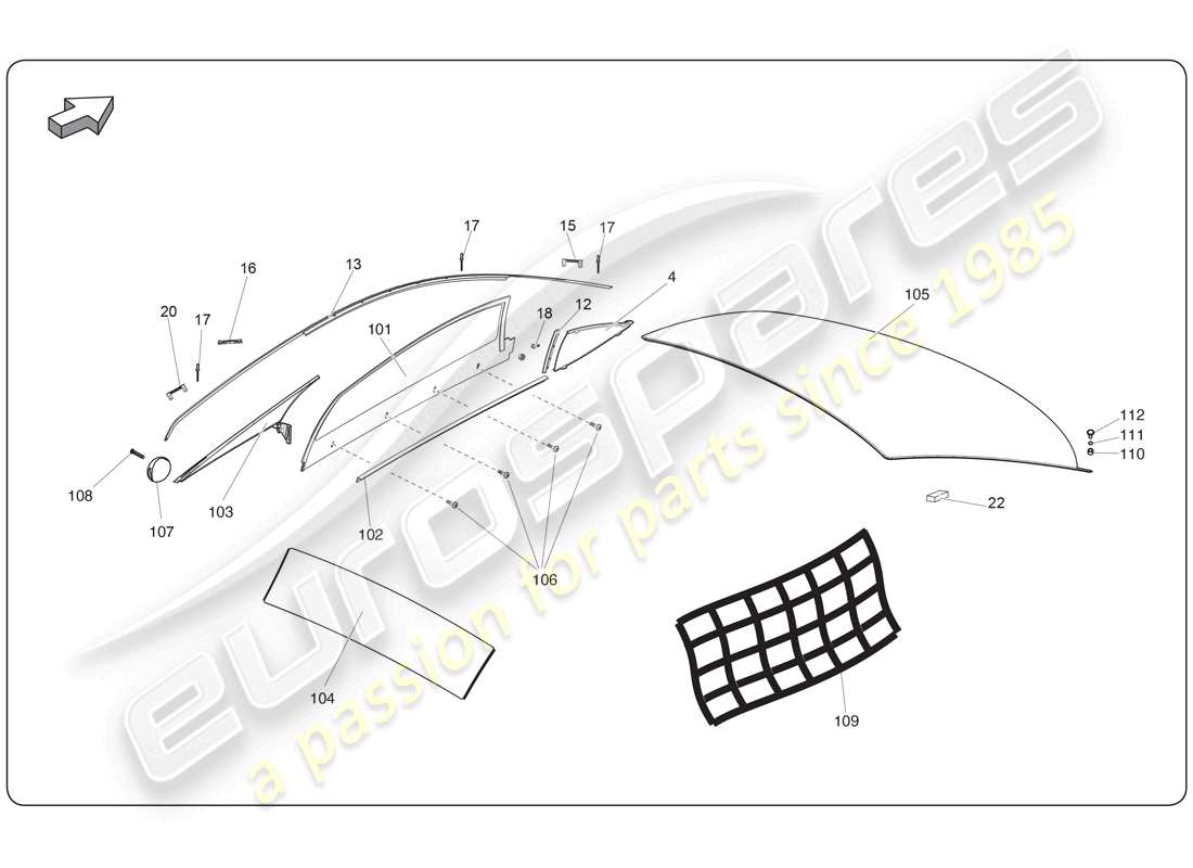 part diagram containing part number 400845022