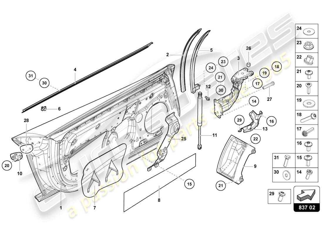 part diagram containing part number 470831052e