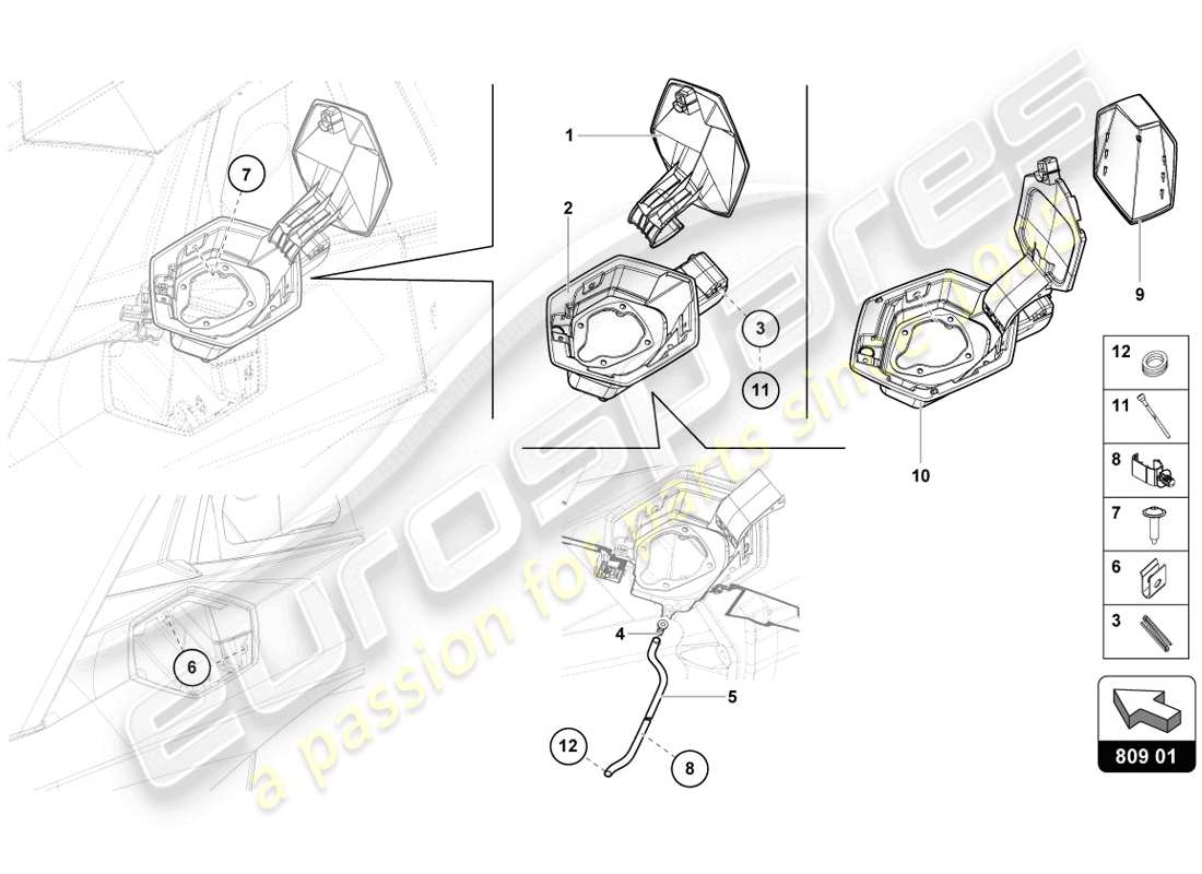 part diagram containing part number 470809909b