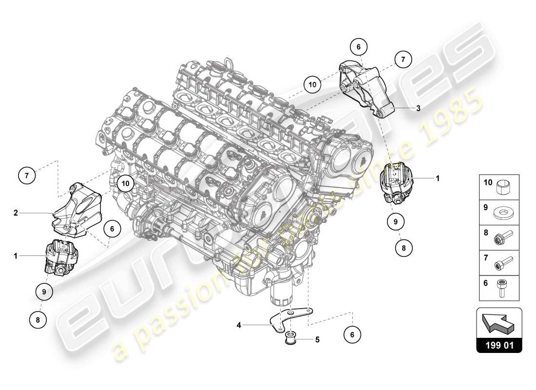 part diagram containing part number n90904501
