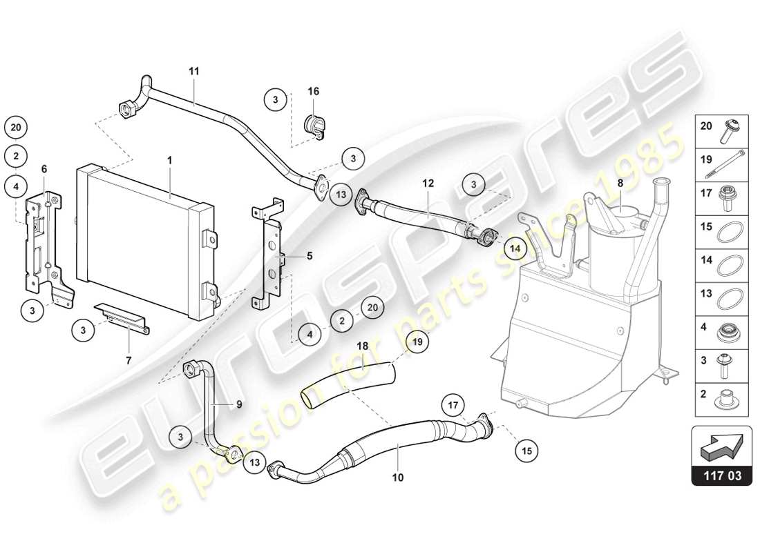 part diagram containing part number n0206244