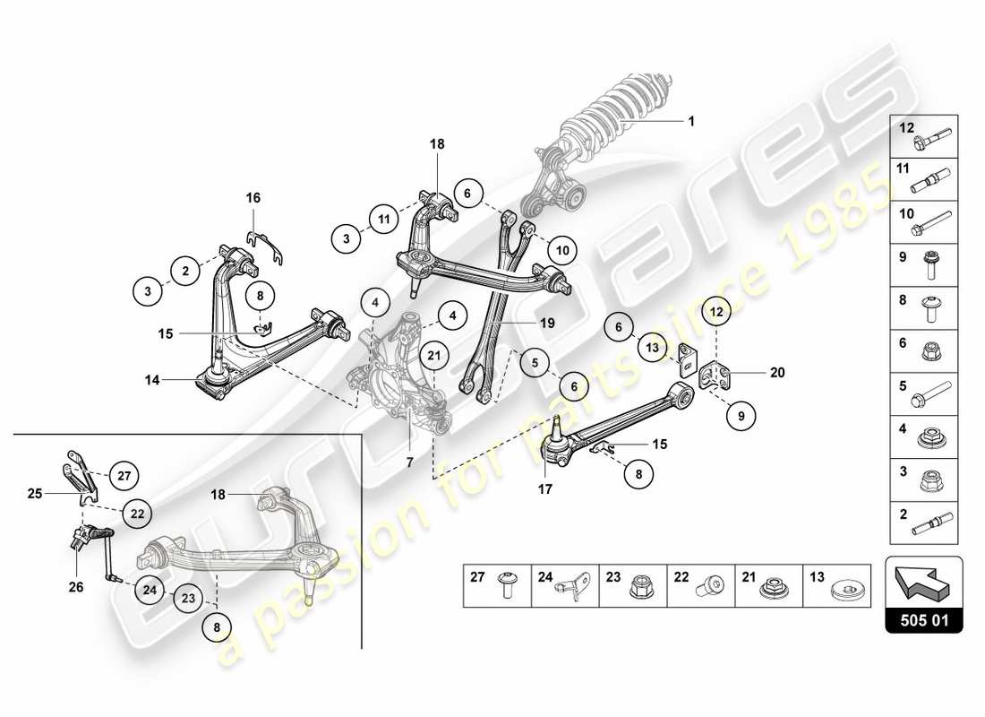 part diagram containing part number 470501530e