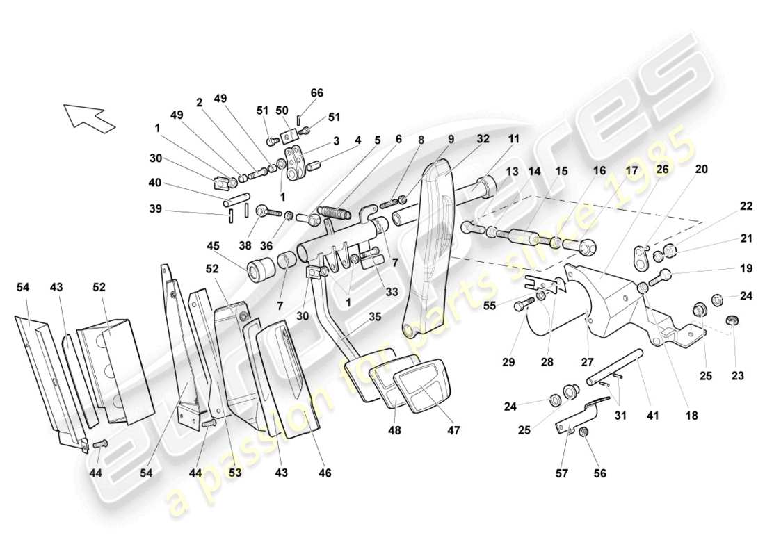 part diagram containing part number 413864775b