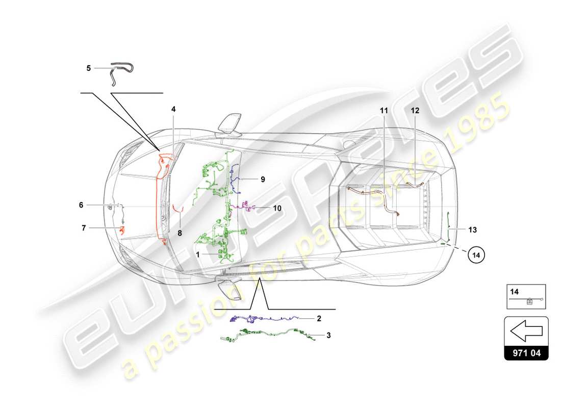 part diagram containing part number 4t1971030b