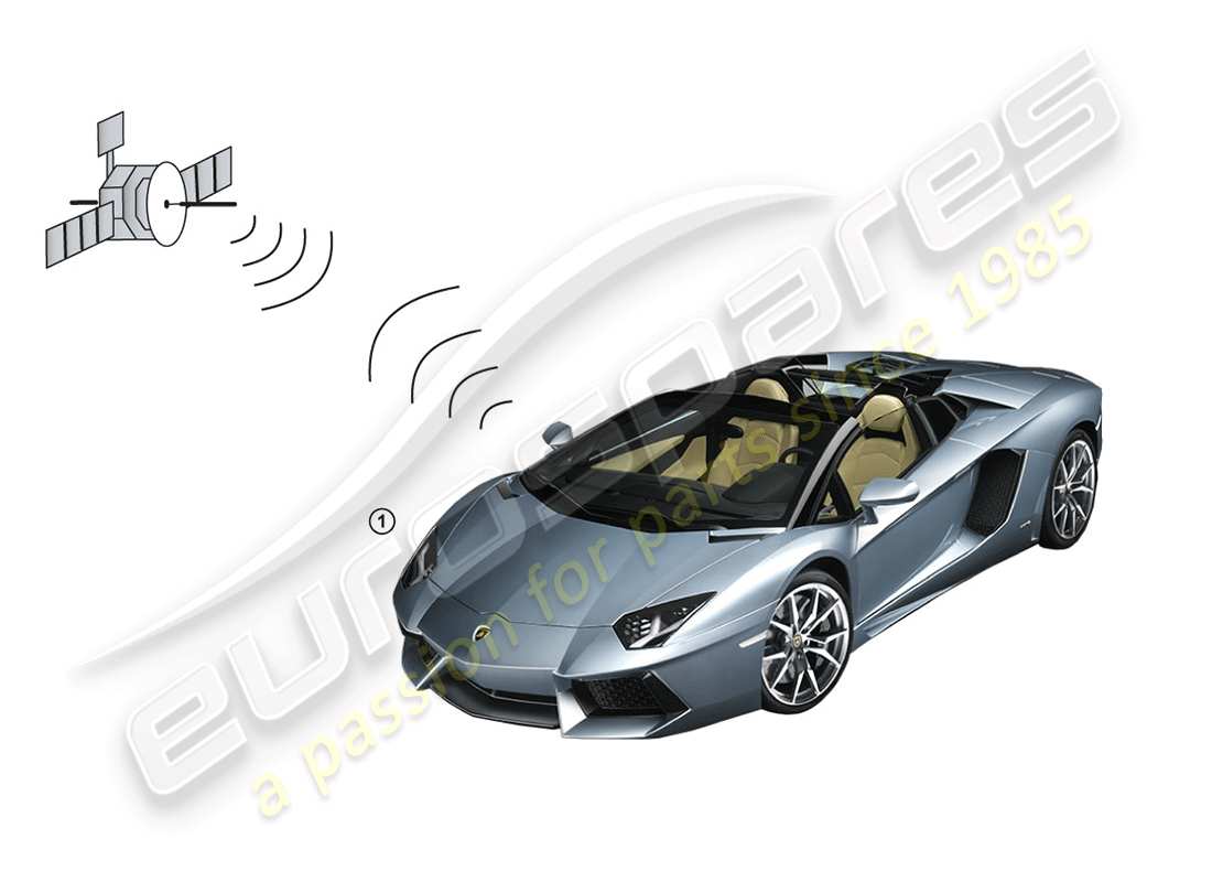 a part diagram from the lamborghini lp770-4 svj coupe (accessories) parts catalogue