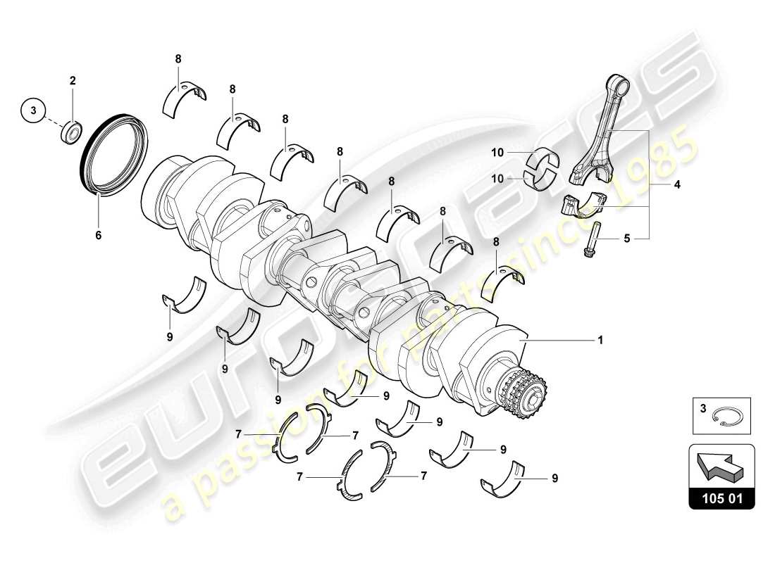 part diagram containing part number 07m105707ae