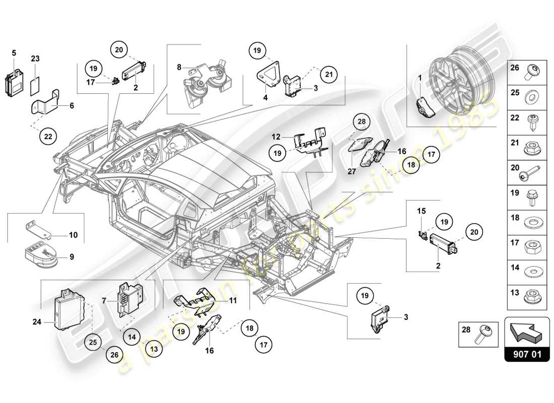 part diagram containing part number 7pp907283