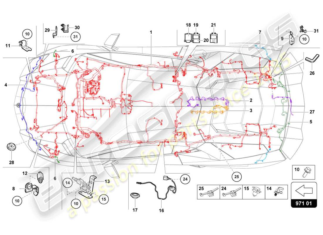 part diagram containing part number 07m971627