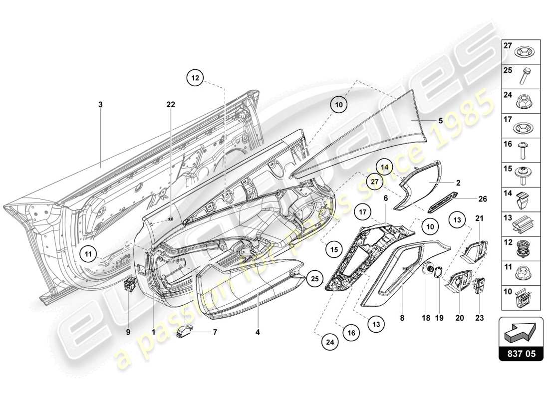 part diagram containing part number 8t0853107