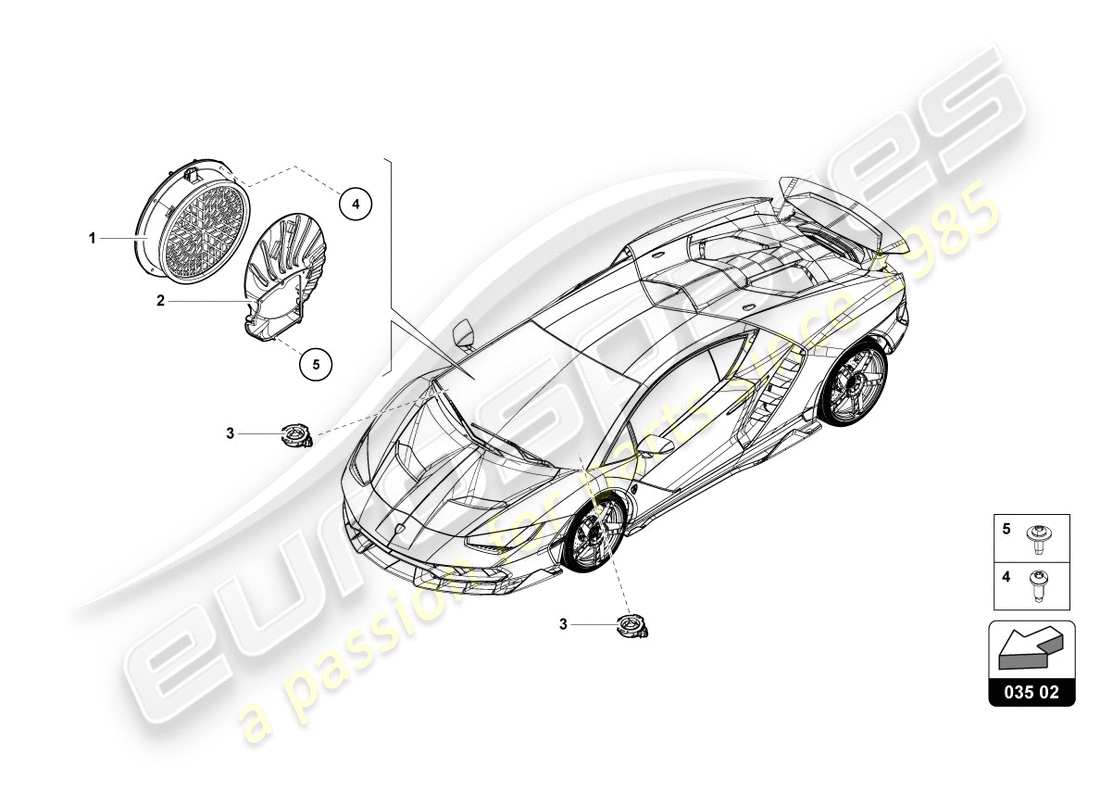 part diagram containing part number 8t0035415a