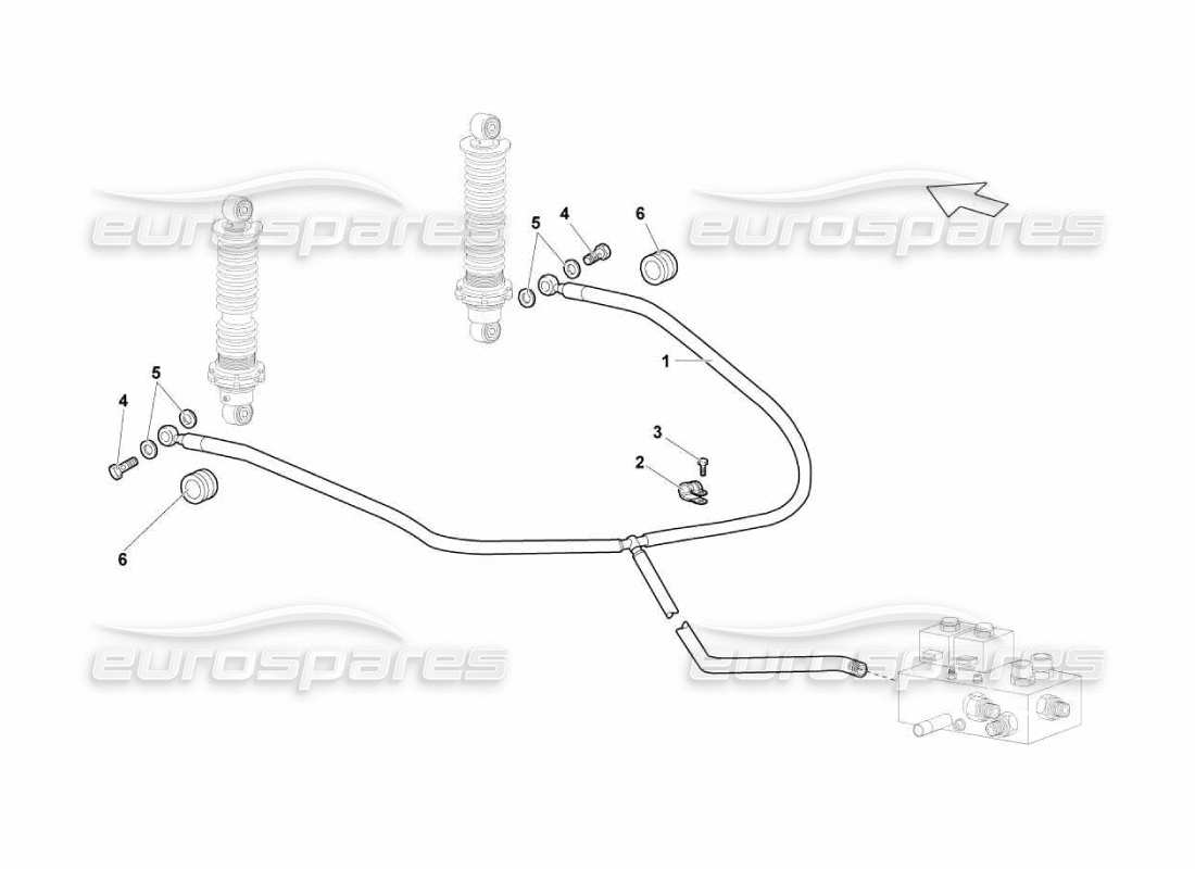 part diagram containing part number n206026