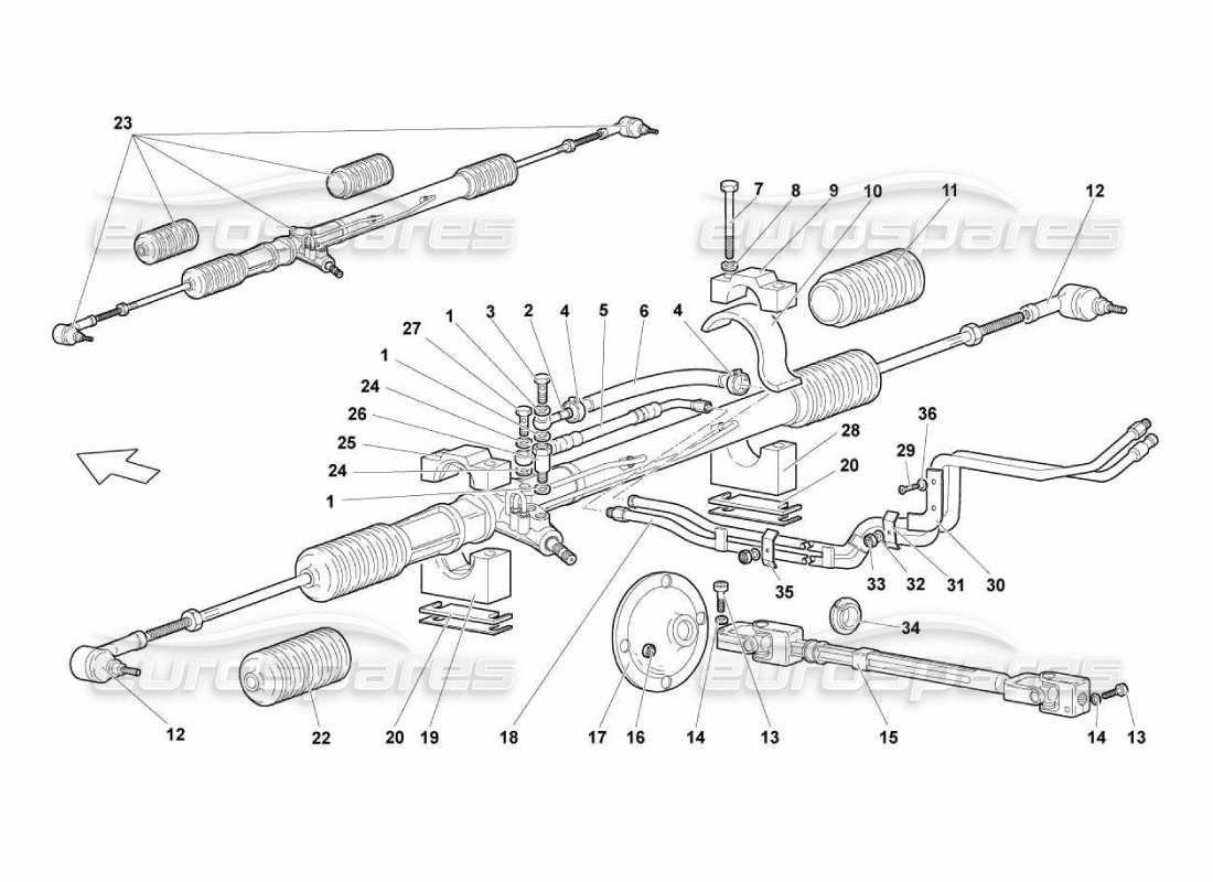 part diagram containing part number n115124