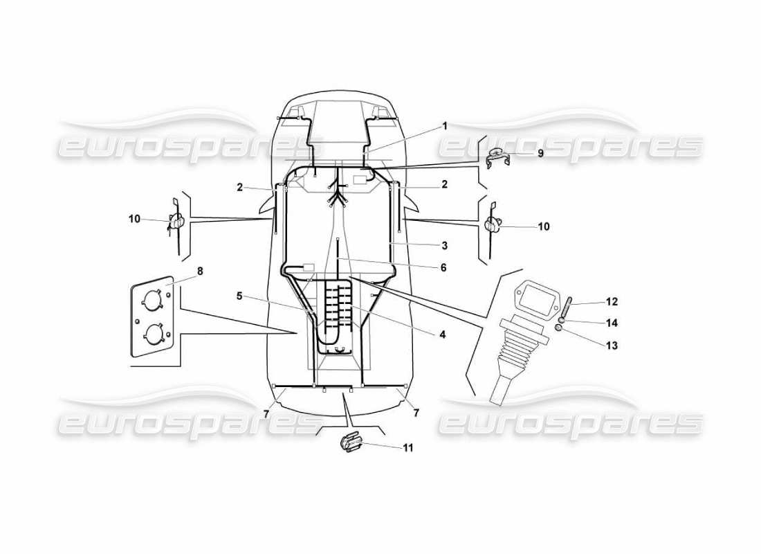 part diagram containing part number n443954