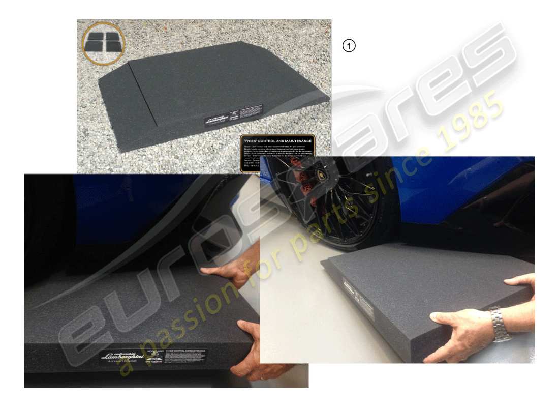 lamborghini accessories (lp610-4 coupe) protector set part diagram