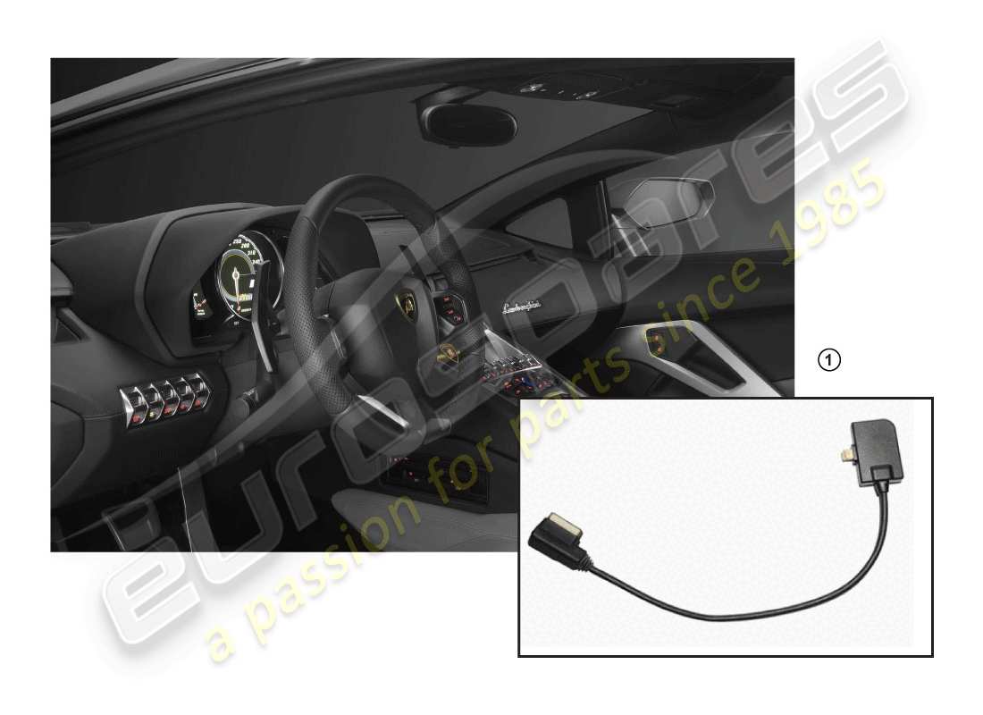 lamborghini huracan performante coupe (accessories) adapter parts diagram