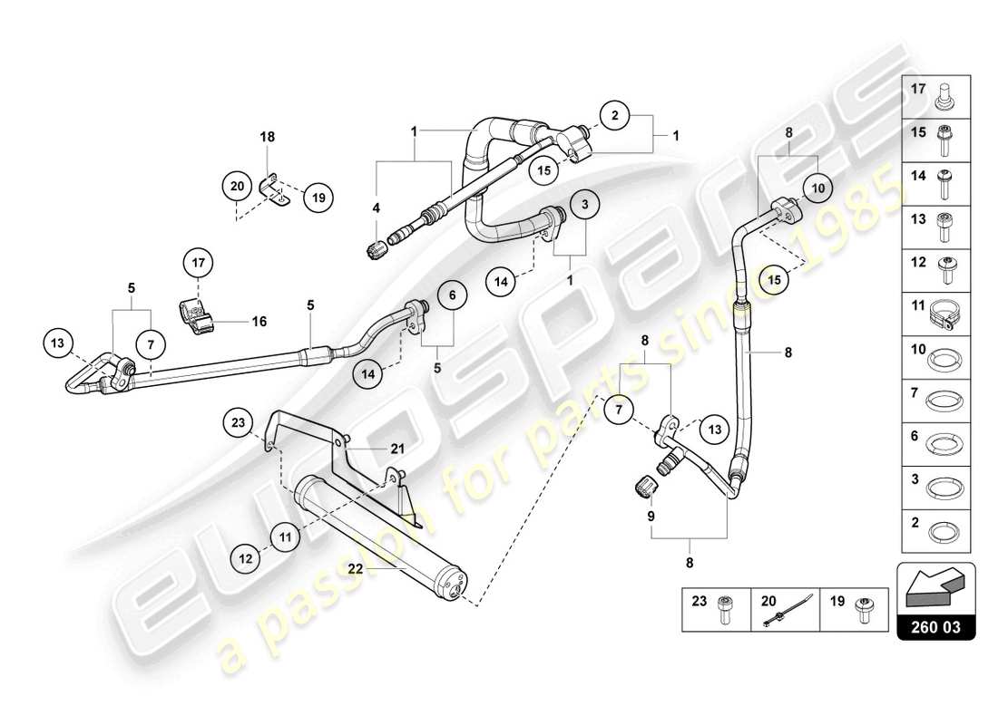 lamborghini 2016 (lp700-4 roadster) air part diagram