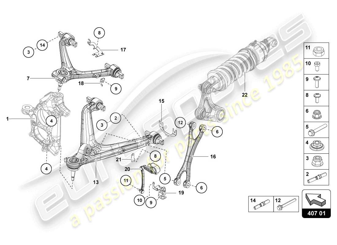 lamborghini 2014 (lp720-4 coupe 50) suspension part diagram