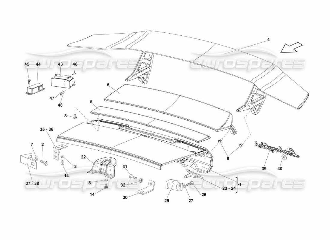 part diagram containing part number n1166623